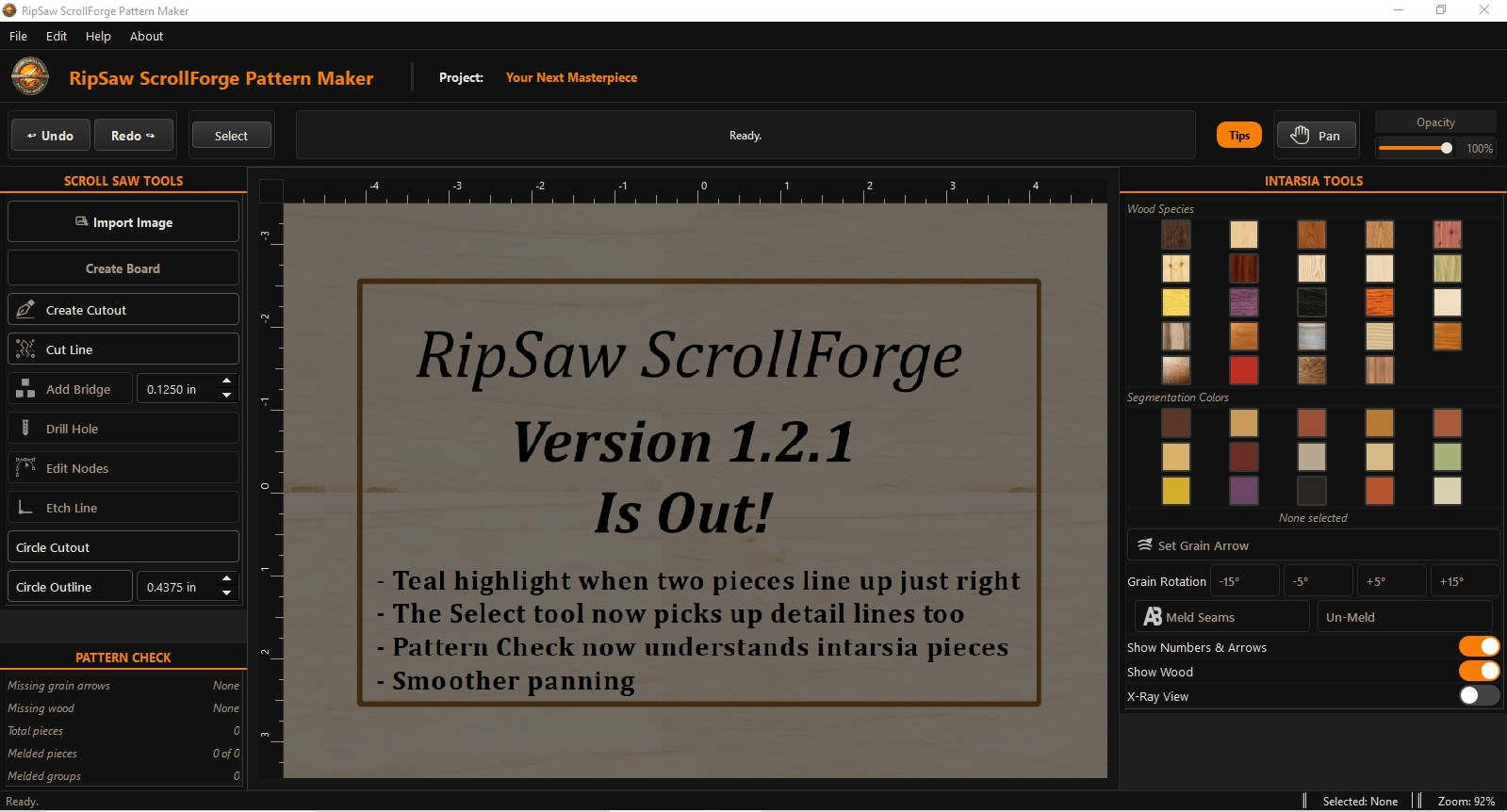 RipSaw ScrollForge Pattern Maker software